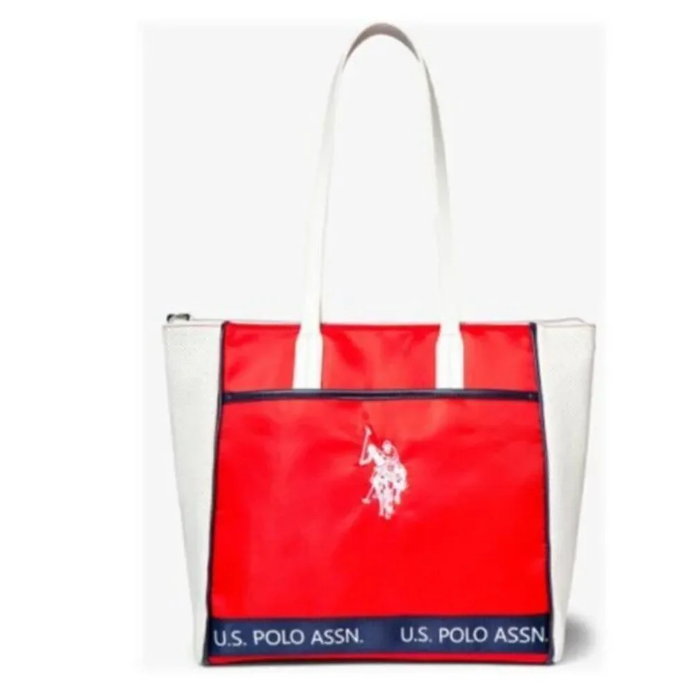 US Polo Association Classic Nylon logo tote bag‎